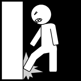 kick wall